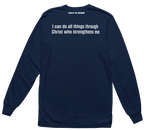 Philippians 4:13 Long Sleeve Tee