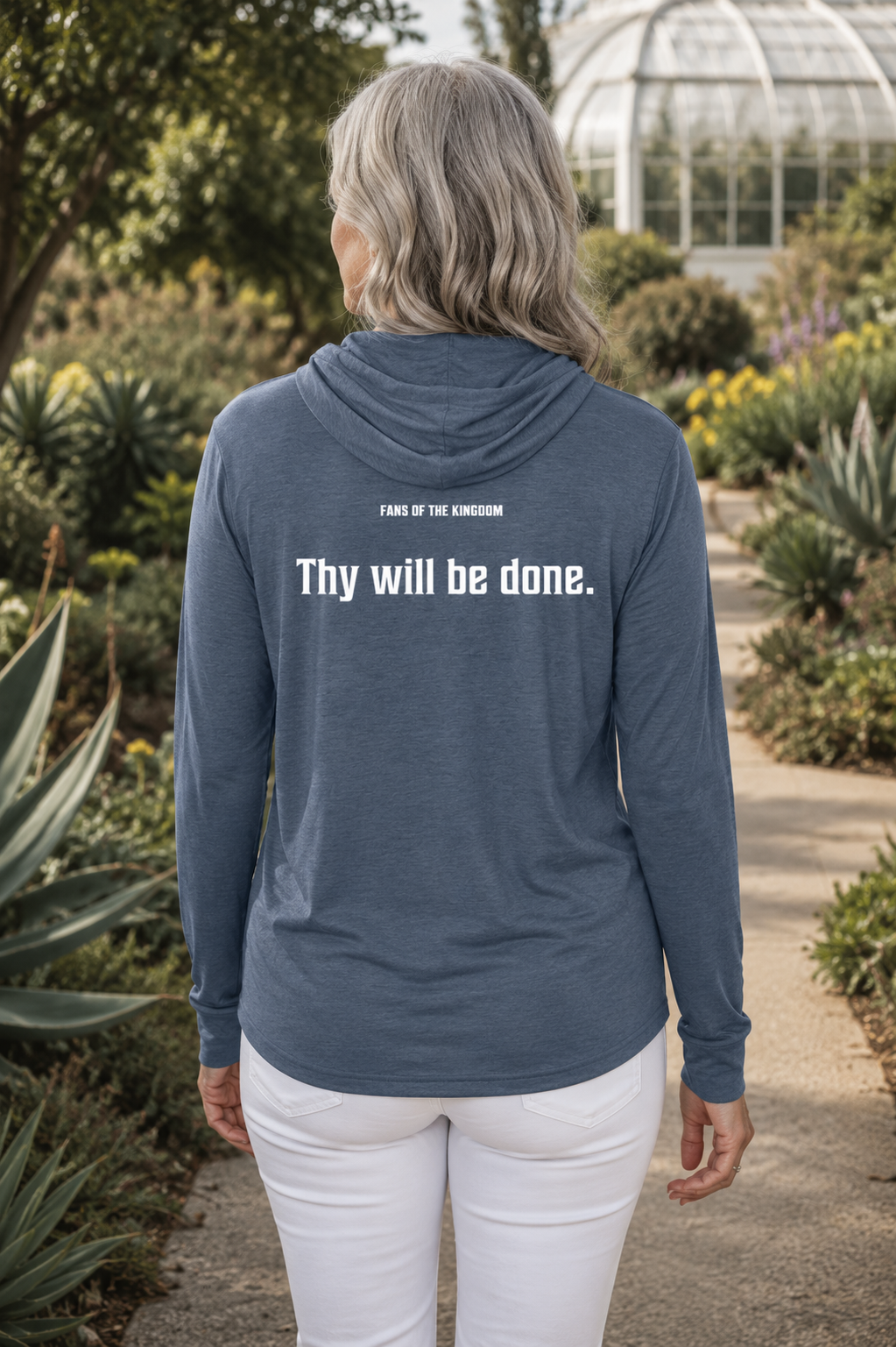 Thy Will Be Done Lightweight Hoodie Tee