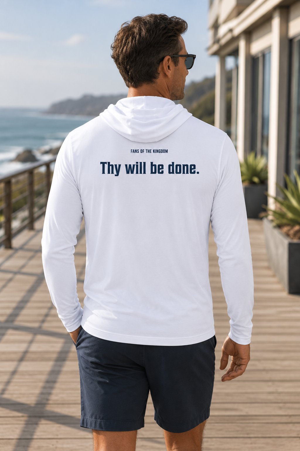 Thy Will Be Done Lightweight Hoodie Tee